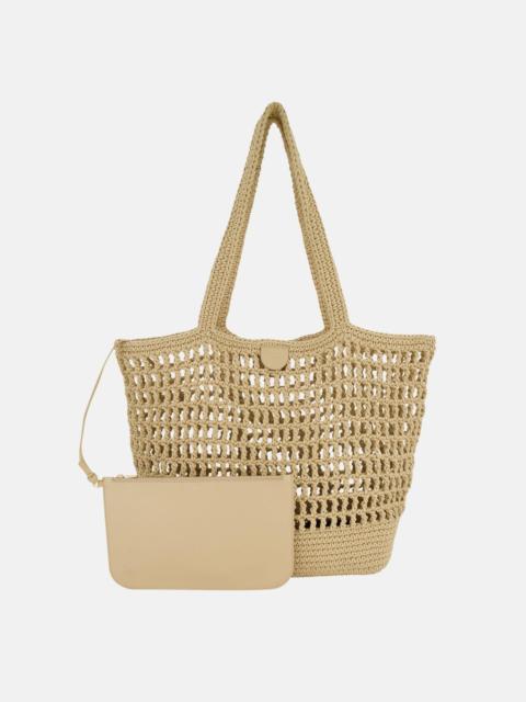Vince Barcelona Cotton Crochet Large Tote