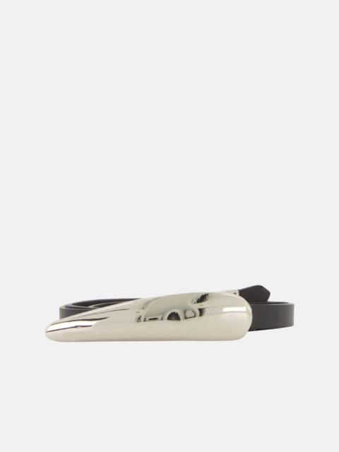 Vince Women's Amalia 15mm Sculptural-Plaque Leather Belt
