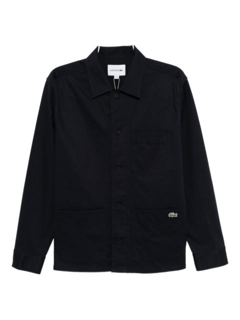 LACOSTE logo shirt jacket