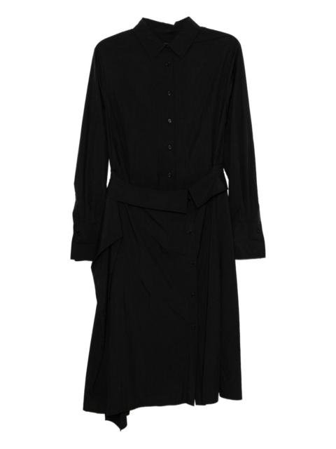 JUUN.J belted-waist shirt dress