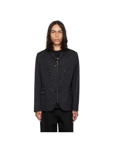 Burberry Black Zip Blazer