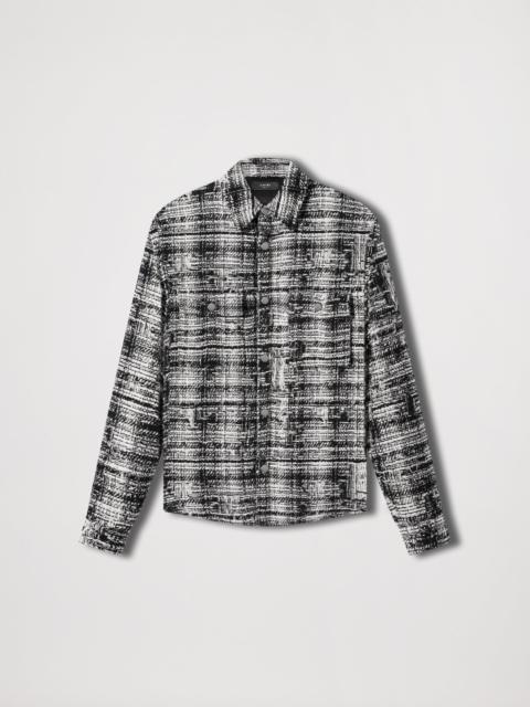 AMIRI TWEED PADDED OVERSHIRT