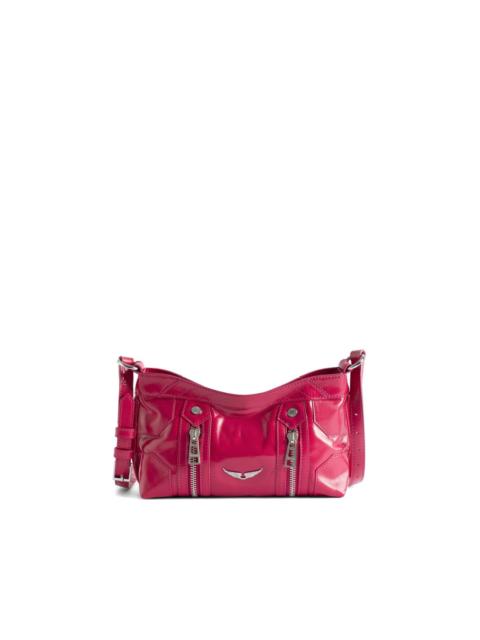 Zadig & Voltaire Sunny Mood zipped patent satchel bag