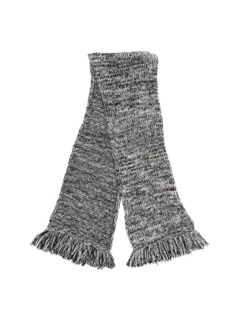Aspesi fringe-detail wool scarf