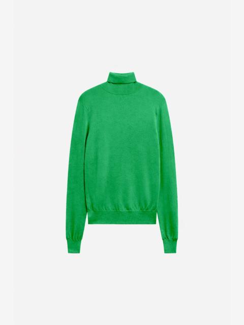 The Frankie Shop Eve Thin Turtleneck Sweater - Green