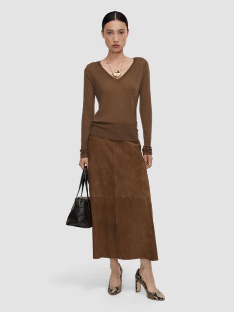 JOSEPH Cetus Cashair V Neck Jumper