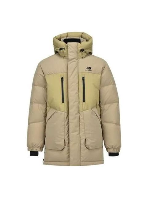 New Balance New Balance Winter Hooded Long Down Jacket 'Khaki' NPA43111-BEI