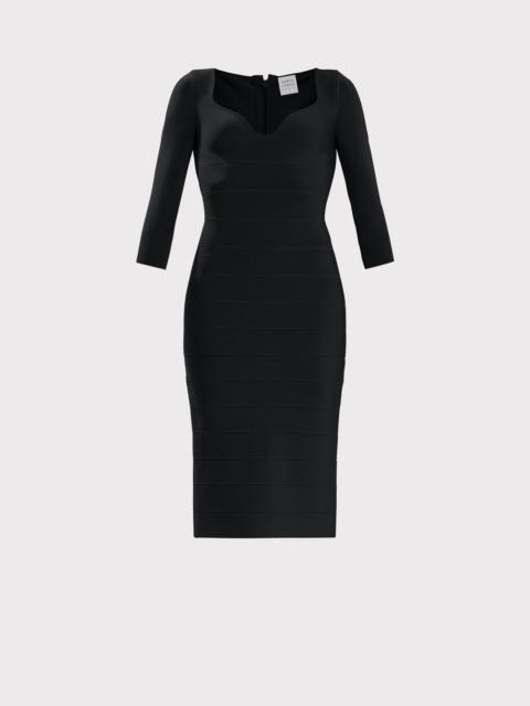 HERVE LEGER ICON SWEETHEART MIDI DRESS