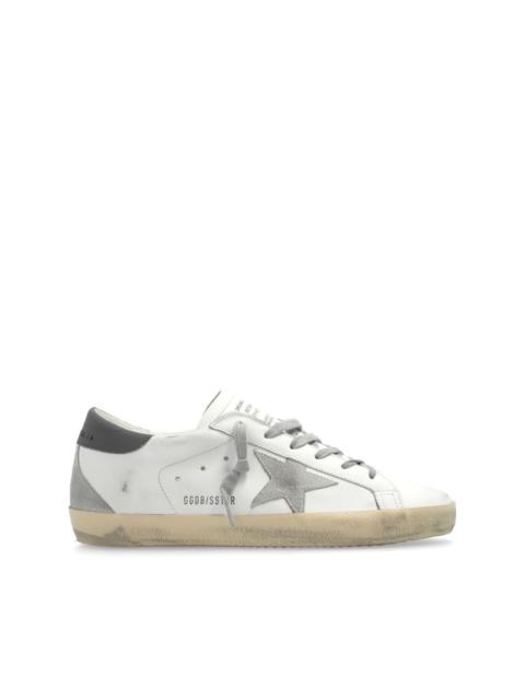 Golden Goose Super-star distressed leather sneakers