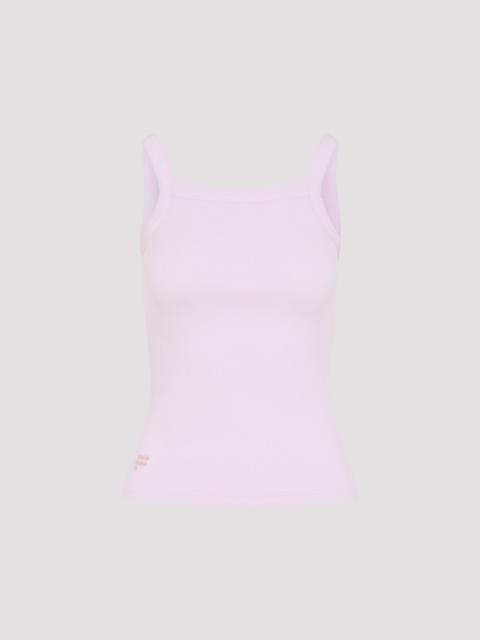 PANGAIA Pangaia Womens Ribbed Square Neck Tank Top