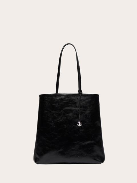 Liffner PAPER TOTE BLACK GLOSSY