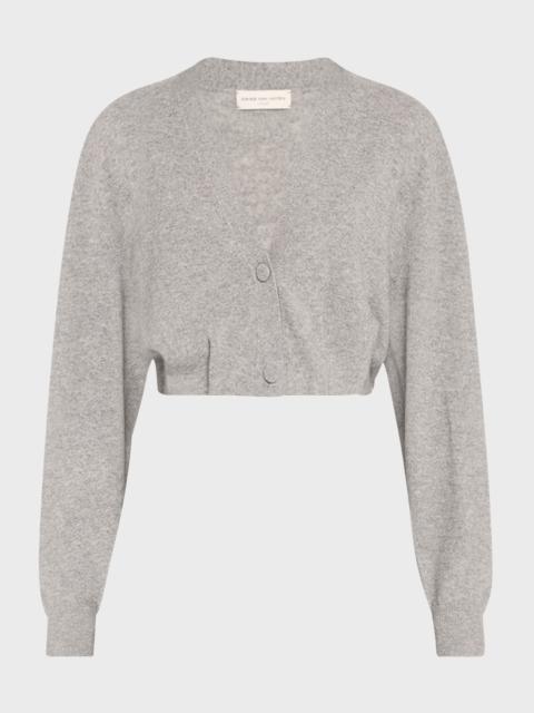 Dries Van Noten Taiga Cashmere Cropped Cardigan