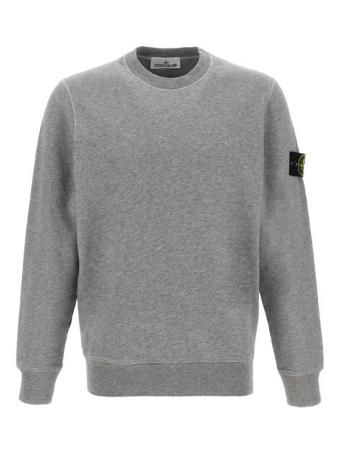 Stone Island logo-badge crew-neck sweatshirt