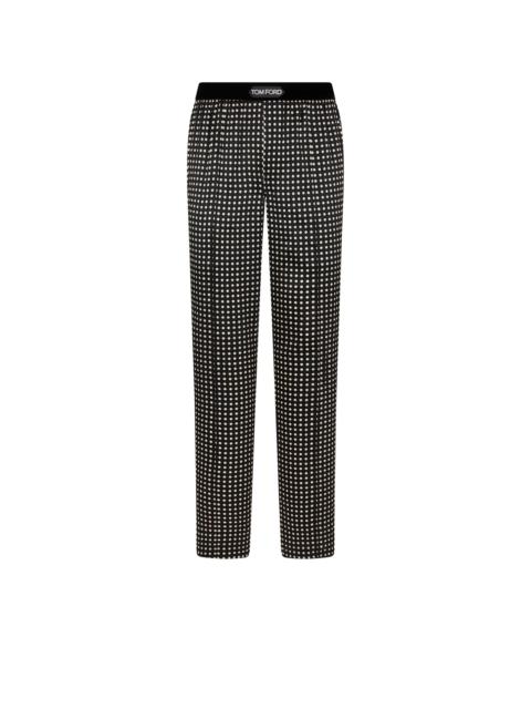 TOM FORD POLKA DOT SILK PAJAMA PANTS