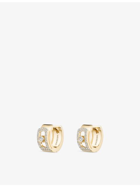 MESSIKA Move Noa 18ct Gold And 0.30ct Diamond Hoop Earrings