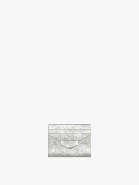 Givenchy ANTIGONA CARD HOLDER IN LAMINATED LEATHER