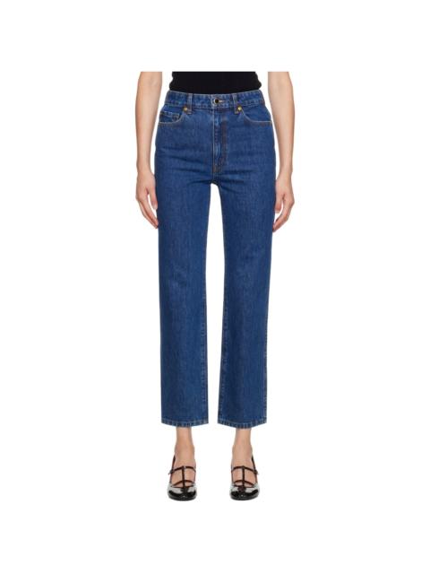 KHAITE Blue 'The Abigail' Jeans