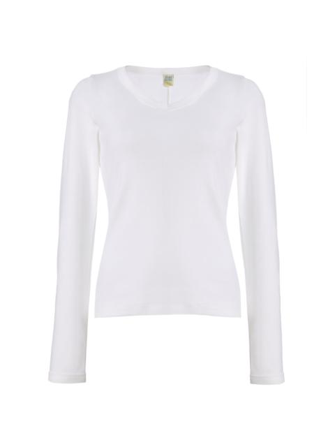 FLORE FLORE Jill Long-Sleeved Cotton Top