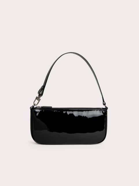 BY FAR Rachel Black Patent Leather