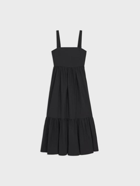 Theory Tiered Sleeveless Dress in Cotton-Blend