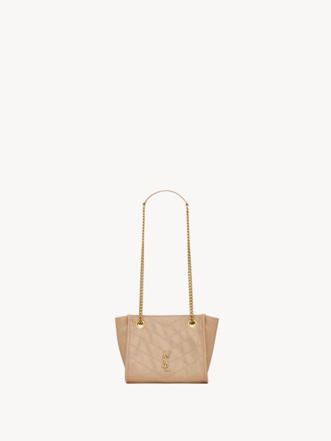 SAINT LAURENT NIKI MINI SHOPPING IN VINTAGE LEATHER