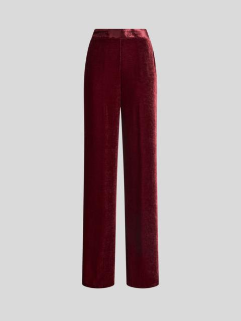 Etro VELVET PALAZZO TROUSERS