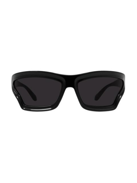 Loewe Men's x Paula's Ibiza Mask Sunglasses - Black Dark Grey