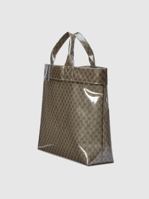 GG see-through tote bag