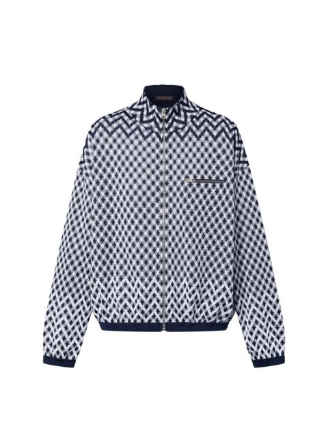 Louis Vuitton Graphic Damier Zip-Up Jacket