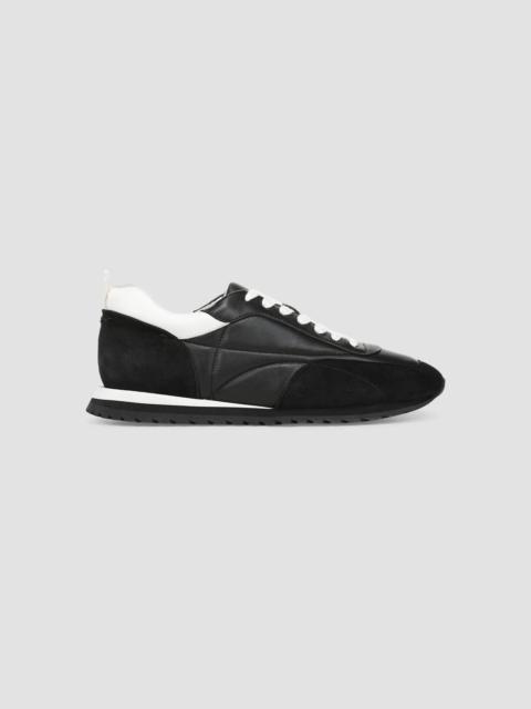 Favorite Daughter Women's Sophia Leather Low-Top Sneakers - Black Snow White
