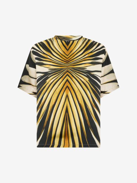 Roberto Cavalli Ray Of Gold Print T-Shirt