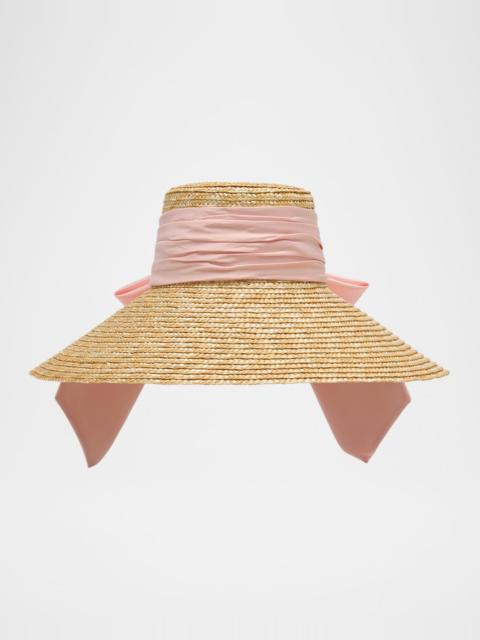 EUGENIA KIM Mirabel Bow Straw Hat