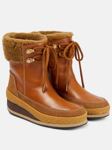 See by Chloé Cameron leather ankle boots