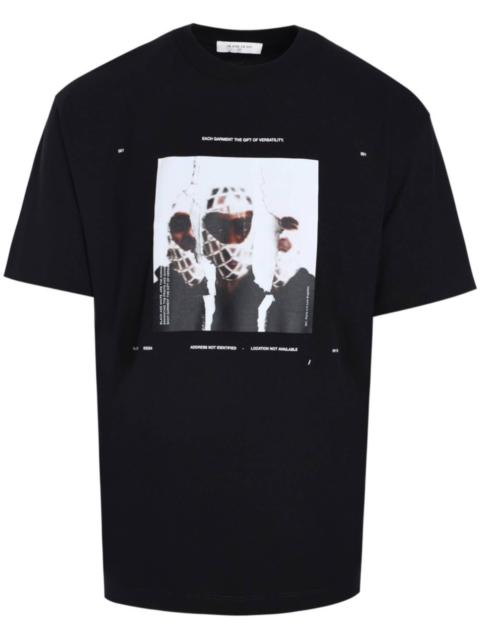 ih nom uh nit graphic-print cotton T-shirt