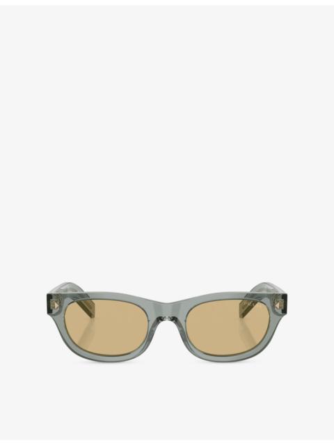 Prada PR C09S Cat-Eye Acetate Sunglasses