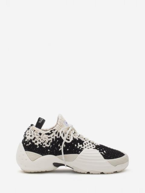 Lanvin COTTON FLASH-KNIT SNEAKERS BY LANVIN