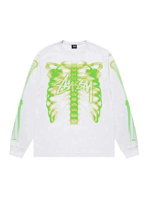 Stüssy Stussy Rib Cage 3M Long-Sleeve Tee 'White'