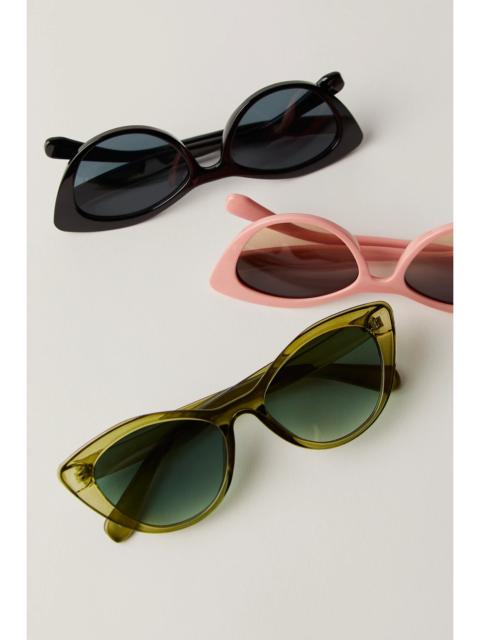 FREE PEOPLE Laurel Cat-Eye Sunglasses
