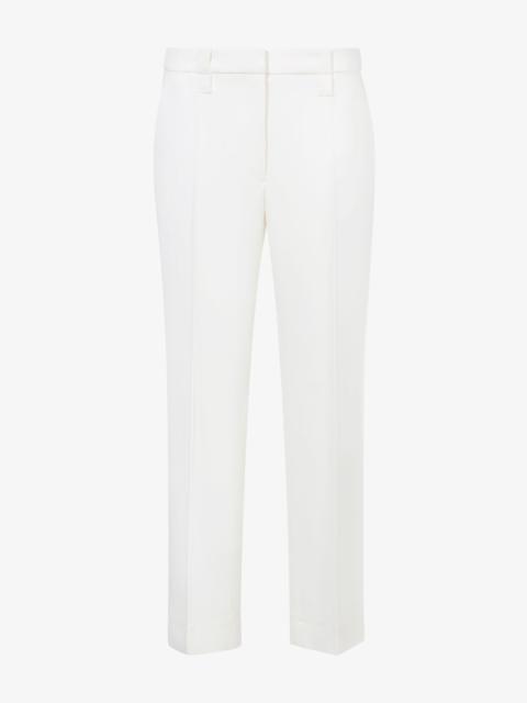 Viscose Suiting Crop Flare Pants