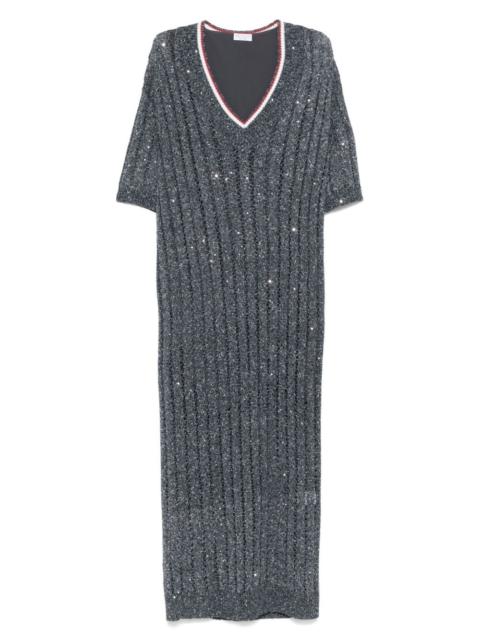 Brunello Cucinelli v-neck dress