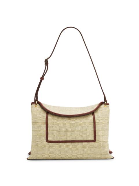 WANDLER Women's Penelope Raffia Shoulder Bag - Beige Raffia