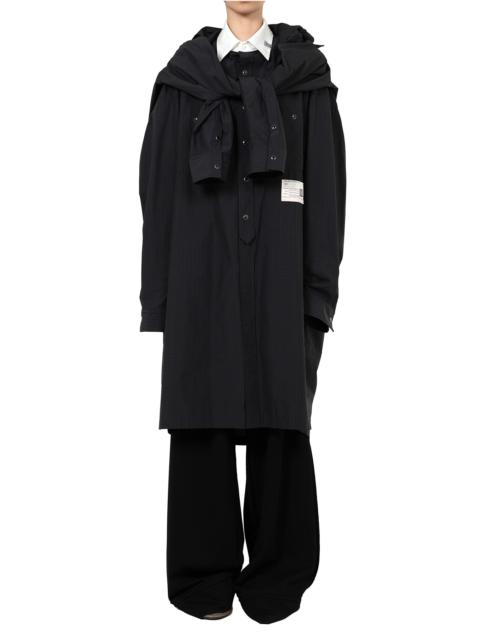 Maison MIHARAYASUHIRO Sleeve Layered Check Shirt Dress