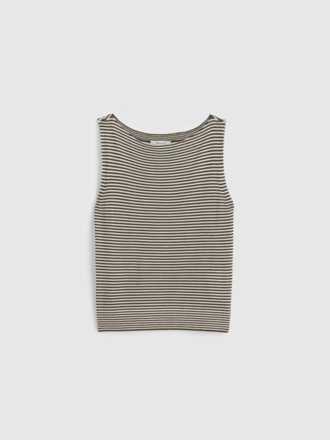 Madewell Boatneck Sleeveless Sweater