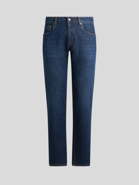 Etro SLIM-FIT COTTON-BLEND DENIM JEANS
