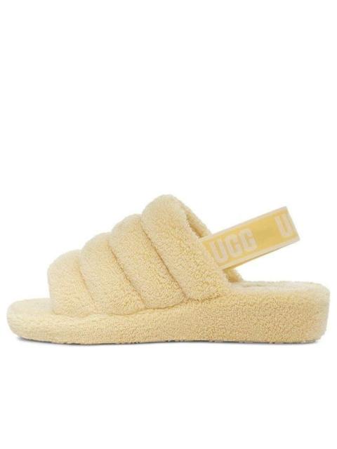UGG (WMNS) UGG Fluff Yeah Terry 'Yellow' 1127116-BPDD