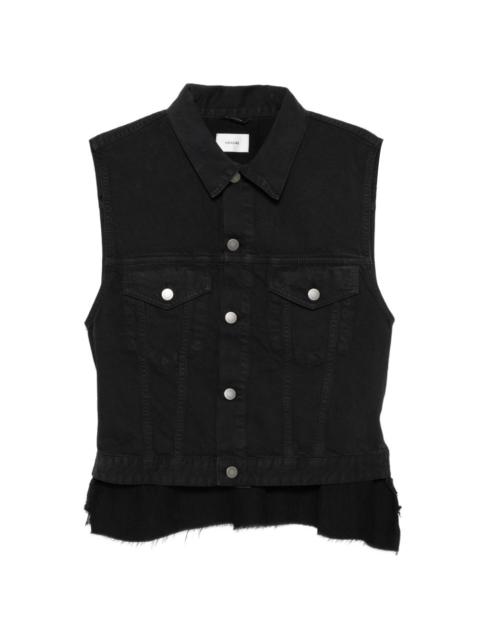 HAIKURE Ryder button fringed gilet