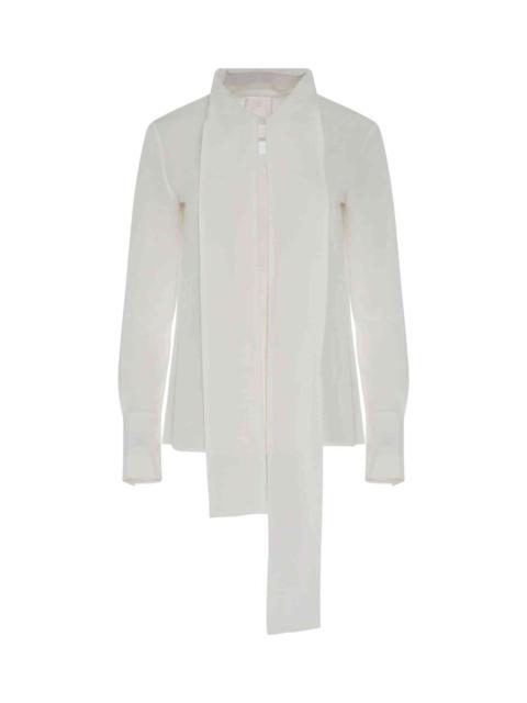 Givenchy Silk Blouse in White
