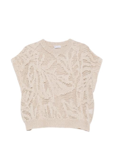 Brunello Cucinelli open-knit sweater