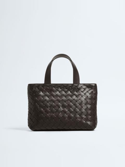 Bottega Veneta Mini Intrecciato Zipped Tote
