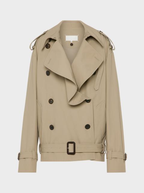 Maison Margiela Folded Collar Cotton Caban